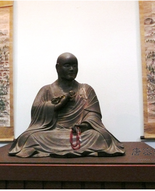 高野山金刚峰寺的弘法大师铸像